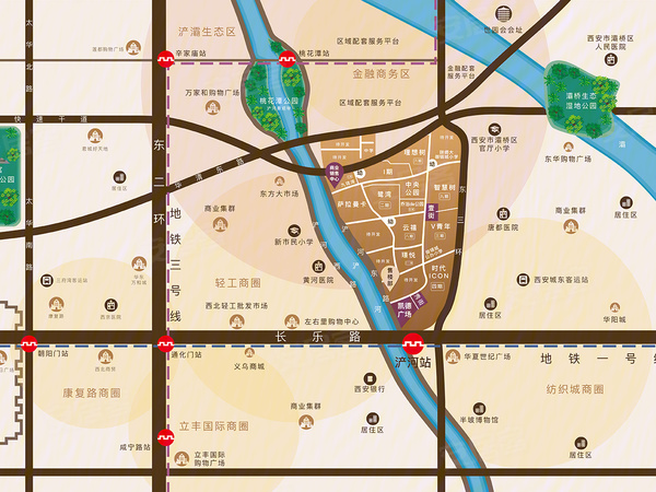 西安御锦城规划图图片