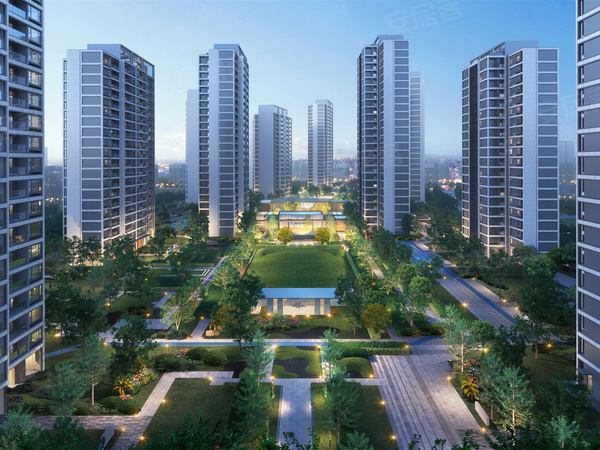 安居蓝城桂香里楼盘建筑物外景