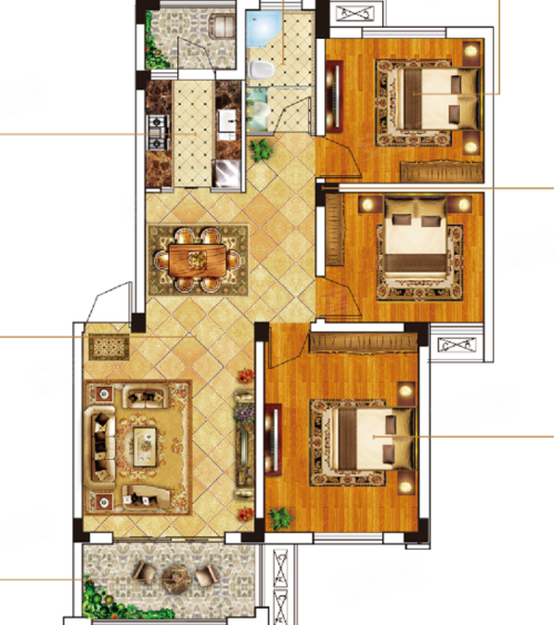 池州麒麟公馆户型图