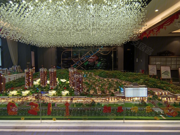 筠城南山春天规划沙盘