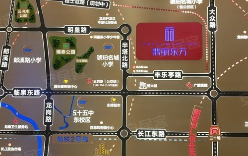 翡麗東方動態:地鐵口,離學校近,項目區位圖-合肥安居客