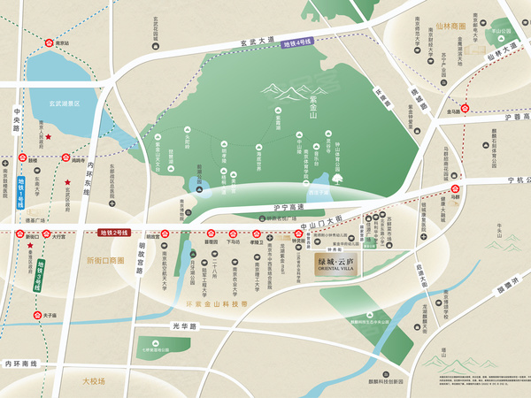 绿城云庐,南京绿城云庐房价,楼盘户型,周边配套,交通地图,孝陵卫街道顾家营路与钟秀街交汇处 - 安居客