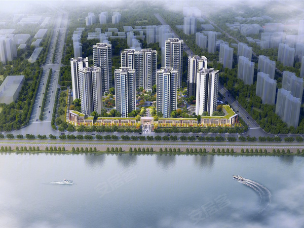 正黄·金域香江·香江里楼盘建筑物外景