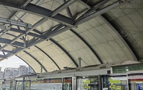 亚运城地铁四号线海傍站实拍三站大学城六站琶洲七站金融城