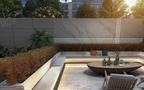 下叠下沉式庭院,下沉2.8米