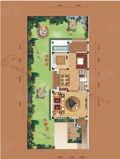 襄阳楼盘 襄城区楼盘 富春山居南 户型图(1/1 视频加载中 play 00:00