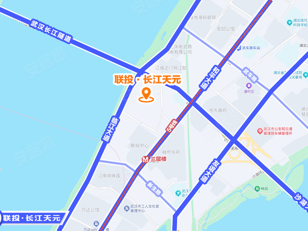 长江天元，武汉长江天元房价，楼盘户型，周边配套，交通地图，临江大道与工院路的交汇处 - 安居客