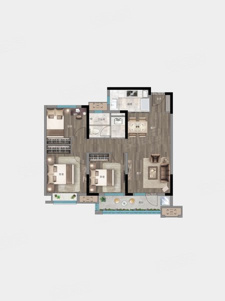 旭辉都会山户型图