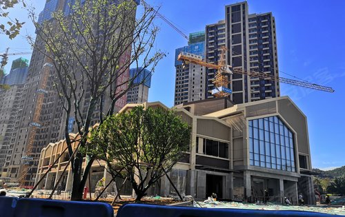 正在建设的梅溪湖玺悦
