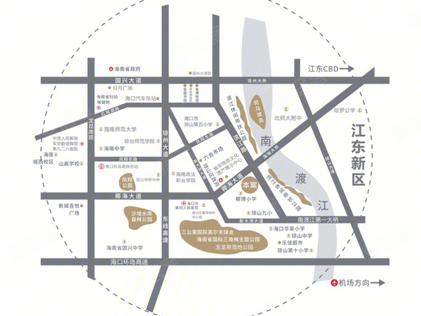佳元·江畔锦御,海口佳元·江畔锦御房价,楼盘户型,周边配套,交通地图,滨江西路368号 - 安居客