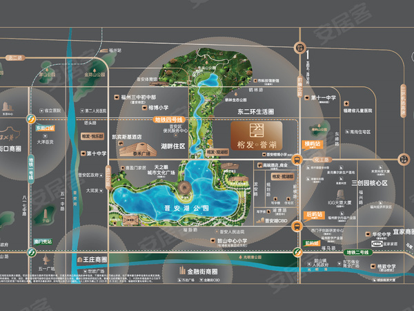 榕发誉湖,福州榕发誉湖房价,楼盘户型,周边配套,交通地图,板桥路与安铺西路交叉处 - 安居客