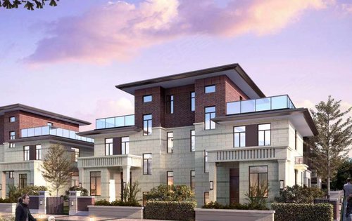 荆门碧桂园星湖湾动态:双拼别墅,叠拼别墅以及高层的楼栋外观图-荆门