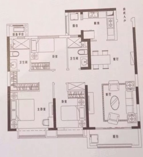 揚州恒大華府戶型圖