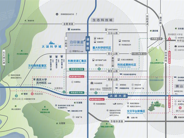 泊印澜庭,苏州泊印澜庭房价,楼盘户型,周边配套,交通地图,苏州太湖科学城昆仑山路与通墅路路口向北200米 - 安居客