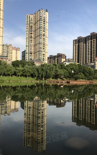 小區旁邊西苑公園裡面的月亮湖,景色不錯.