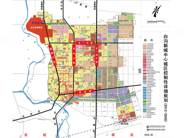 高碑店市道路规划图图片