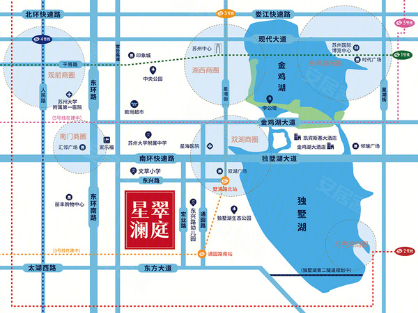 星翠澜庭，苏州星翠澜庭房价，楼盘户型，周边配套，交通地图，宏业路211号 - 安居客