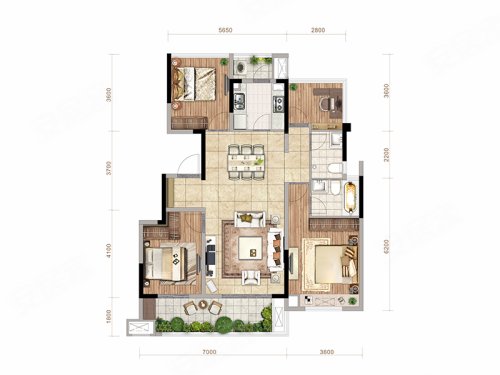 宜宾中梁壹号院户型图