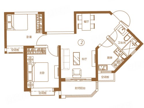 恒大绿洲二号院户型图