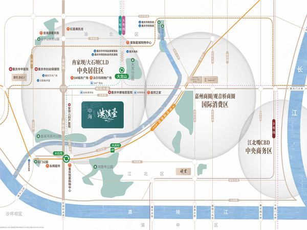 中海映溪臺，重庆中海映溪臺房价，楼盘户型，周边配套，交通地图，柏树堡立交与龙脊路交叉口东南 - 安居客