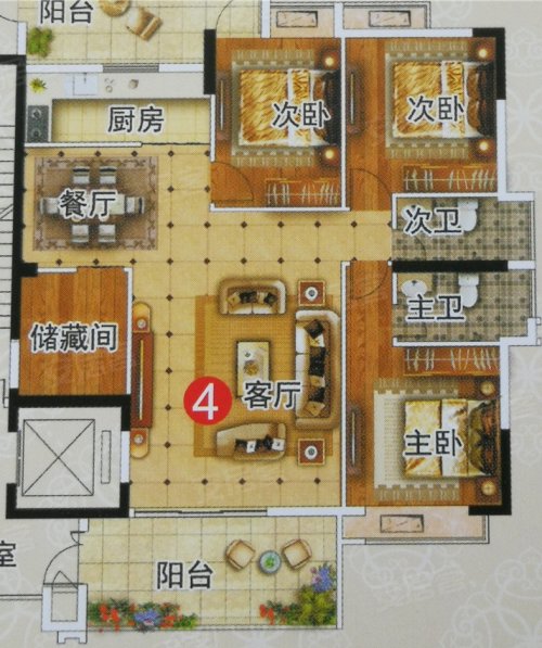 东方阳光户型图