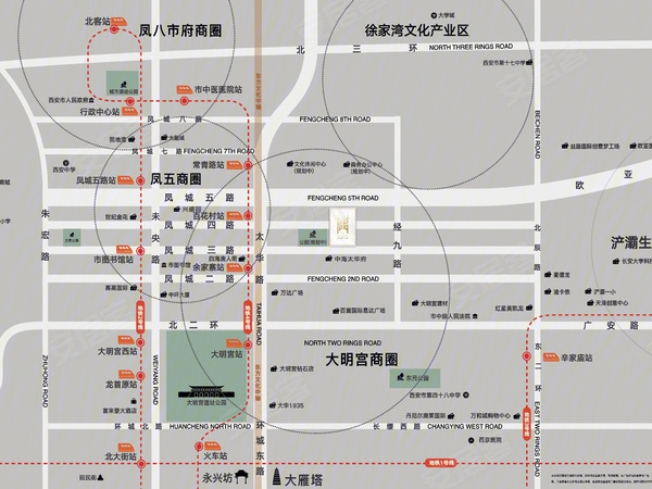 中南君启三期楼盘区位规划