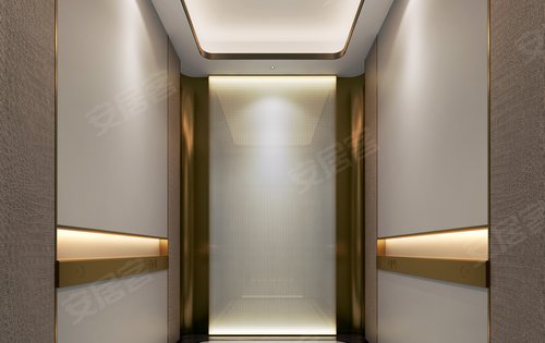 明升壹号公馆走廊单元入户厅候梯厅电梯轿厢交付标准效果图展示