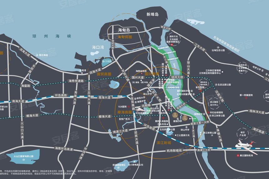 佳元·江畔濠庭楼盘户型怎么样,佳元·江畔濠庭社区品质好不好,交通出行便利,生活配套设施-海口安居客