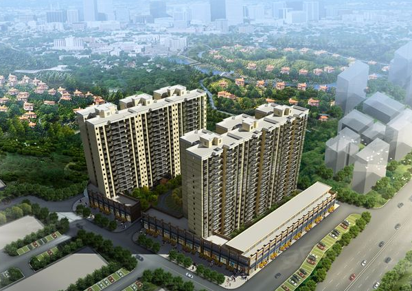 福兴家园楼盘建筑物外景