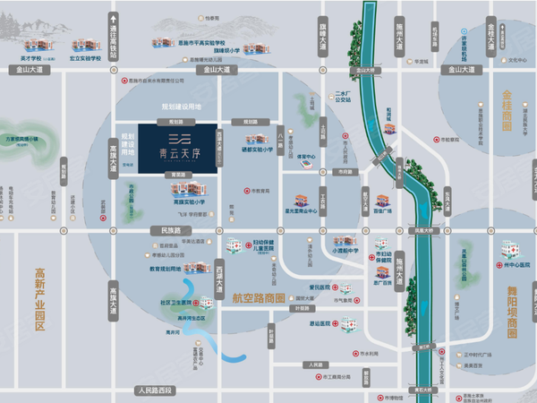 青云天序,恩施青云天序房价,楼盘户型,周边配套,交通地图,民族路高旗实验小学旁 - 安居客