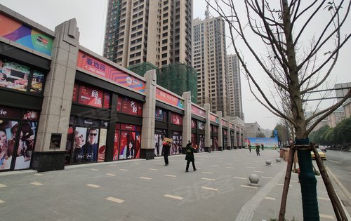 朝阳时光商铺外立面已出街