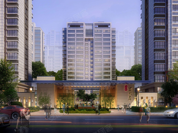 琥珀蜀熙府楼盘建筑物外景