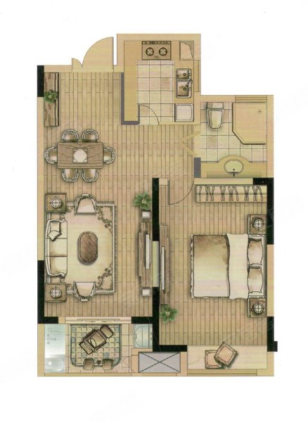 耘林生命公寓户型图