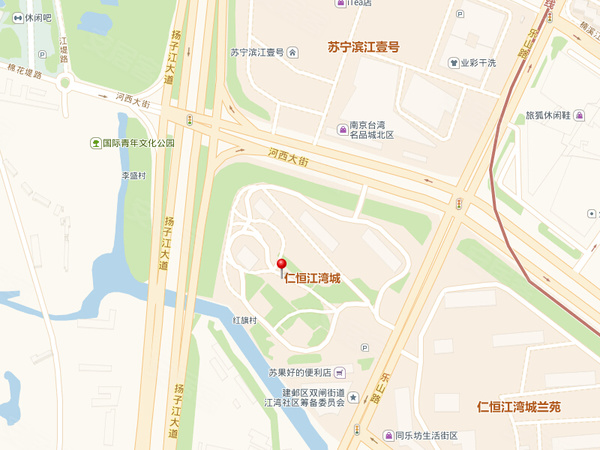 仁恒江湾城,南京仁恒江湾城房价,楼盘户型,周边配套,交通地图,乐山路