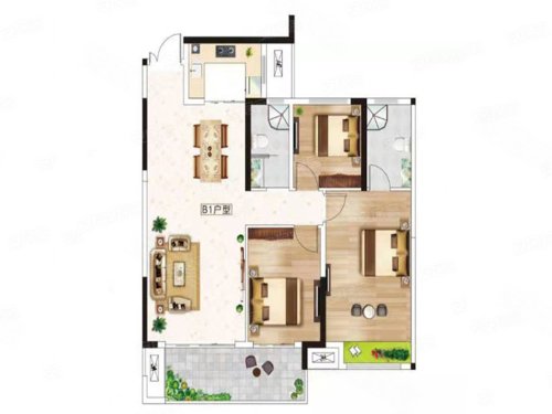 领创高铁大地城户型图