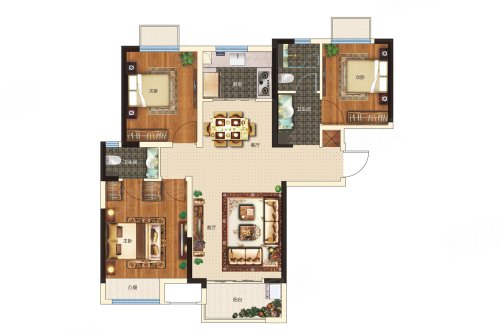 绿地花语城户型图