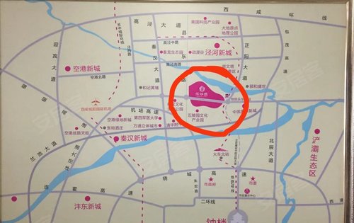 西安乐华城景区地图图片