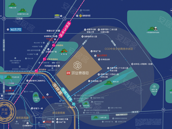深业泰蓉府,成都深业泰蓉府房价,楼盘户型,周边配套,交通地图,东晖路175号 - 安居客