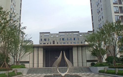 金地长江艺境楼栋入户门楼实拍