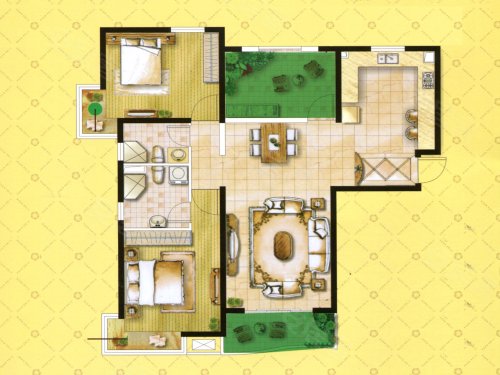 天山星城户型图