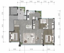 南宁邦泰揽境户型图，南宁邦泰揽境房型图，邦泰揽境原始户型图大全 - 安居客