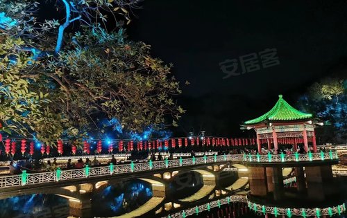 罗浮山夜景美如画
