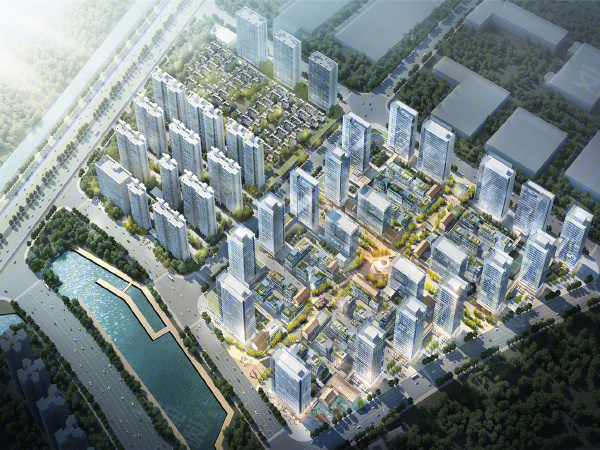 珠江·未来城项目鸟瞰图