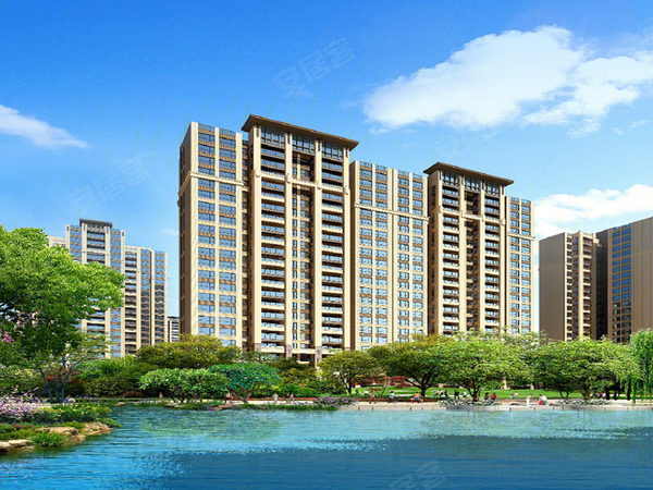 百矿·锦绣华府楼盘建筑物外景