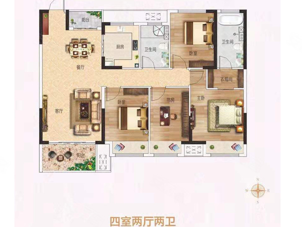 长葛建业桂园新苑全景图