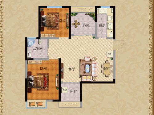 方圆经纬户型图