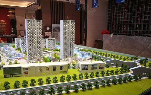 新城玺樾台沙盘模拟云岩三马片区万达广场数博大道人大附中加持-贵阳