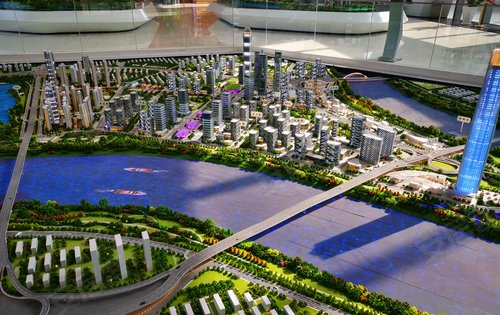 绿地v岛动态:绿地v岛项目沙盘,住宅产品-长沙安居客