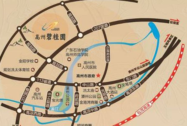 碧桂园·凤凰城楼盘区位规划
