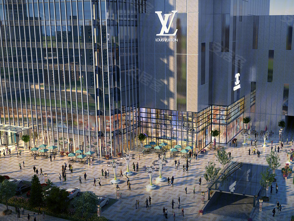 徽盐庐州茂楼盘建筑物外景